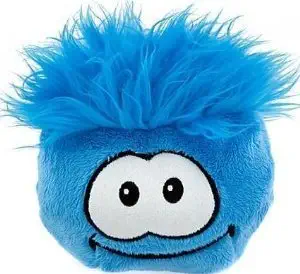 SAVE $10.00 - NEW 6" Jumbo Blue Puffle Plush from Disney's Club Penguin - VALUE DEAL = Just the Puffle w/o Coin - YOU SAVE $10.00