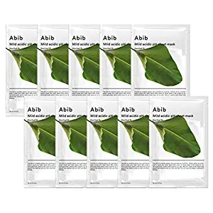 [Abib] Mild acidic pH sheet mask Heartleaf Fit 30ml (10pcs)