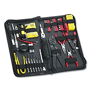 Fellowes 55-Piece Computer Tool Kit, Black (49106)