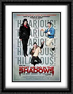 What We Do in The Shadows 28x36 Double Matted Large Large Black Ornate Framed Movie Poster Art Print