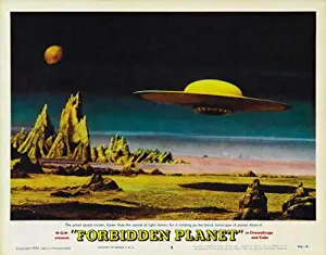 Forbidden Planet POSTER Movie (1956) Style F 11 x 14 Inches - 28cm x 36cm (Walter Pidgeon)(Anne Francis)(Leslie Nielsen)(Warren Stevens)(Jack Kelly)(Richard Anderson)(Earl Holliman)