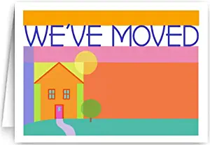 We've Moved New Home Note Card - 10 Boxed Cards & Envelopes