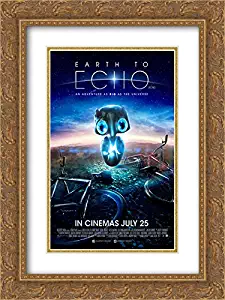 Earth to Echo 20x24 Double Matted Gold Ornate Framed Movie Poster Art Print