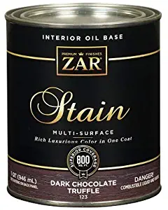 ZAR 12312 Wood Stain, QT, Dark Chocolate Truffle