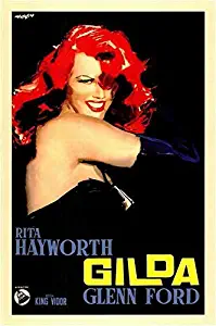 Designomite! 68643 Gilda Movie Rita Hayworth, Glenn for Decor Wall 16x12 Poster Print