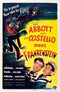 Abbott Costello Meet Frankenstein Movie Poster 24x36