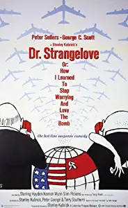 Doctor Strangelove Peter Sellers Huge Vintage Vertical PAPER Movie Poster Measures 40 x 27 Inches (100 x 70 cm) approx