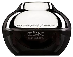 OCEANE Beauty Black Pearl Anti-Aging Thermal Mask, Repair Skin and Prevent Signs of Premature Aging, wrinkles, Fortified w vitamin, and botanical supplements OC22
