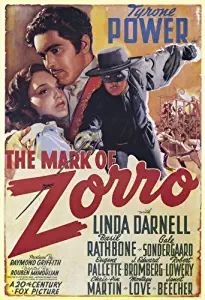 The Mark of Zorro Poster Movie Foreign 11x17 Tyrone Power Linda Darnell Basil Rathbone