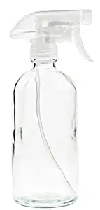 Glass Spray Bottle - Empty Refillable 16 oz Container is Great for Essential Oils, Cleaning Products, Homemade Cleaners, Aromatherapy, Misting Plants with Water, and Vinegar Mixtures for Cleaning