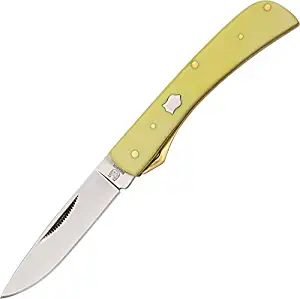 Rough Ryder RR818 Work Knife Yellow Synthetic