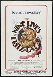 Nine Lives Of Fritz The Cat Movie Poster 11x17 Master Print