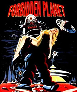 (24x36) Forbidden Planet Movie Robby the Robot Anne Francis Poster Print Poster Print, 24x36