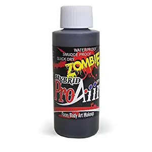 Face Painting Makeup - ProAiir Waterproof Makeup - 2.1 oz (60ml) Zombie Dirt