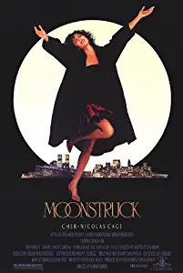 Moonstruck Movie Poster (11 x 17 Inches - 28cm x 44cm) (1987) Style A -(Cher)(Nicolas Cage)(Olympia Dukakis)(Danny Aiello)(Vincent Gardenia)(Julie Bovasso)