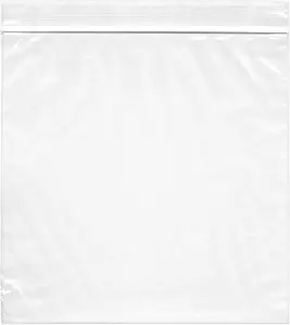 Plymor 8" x 8", 4 Mil (Pack of 500) Heavy Duty Plastic Reclosable Zipper Bags