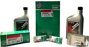 Onan Generator Maintenance Kit For HGJAB Gas Generators (with OIL), Contains 7 items