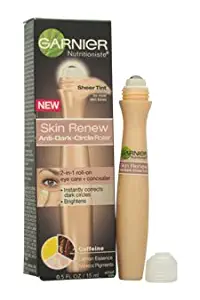 Garnier SkinActive Clearly Brighter Sheer Tinted Eye Roller, Light/Medium 0.5 oz