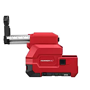 Milwaukee Electric Tool 2712-DE Dust Extractor, For Use With SDS Plus Rotary Hammers, Metal and Plastic, Red, 12.48" L