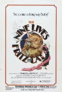 Nine Lives Of Fritz The Cat Movie Poster 24x36
