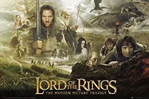 Lord of the Rings Trilogy Movie Poster Print