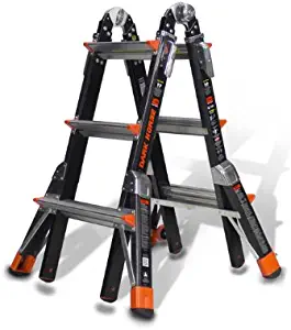 Little Giant, 15143-001, Multipurpose Ladder, 13 Ft, Iaa, Fiberglass