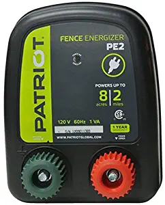 Patriot PE2 Electric Fence Energizer, 0.10 Joule