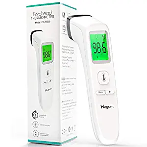 Forehead Thermometer Non-Contact Infrared Thermometer for Baby Kids and Adults Accurate Instant Readings Forehead Thermometer with LCD Display
