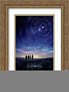 Earth to Echo 18x24 Double Matted Gold Ornate Framed Movie Poster Art Print