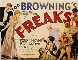 Freaks Poster Movie D 27x40 Wallace Ford Olga Baclanova Leila Hyams