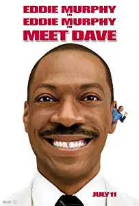 MEET DAVE MOVIE POSTER 2 Sided ORIGINAL Version B 27x40 EDDIE MURPHY