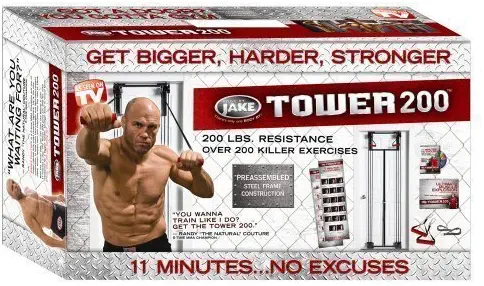 Body by Jake Tower 200 Complete Door Gym Full Body Workouts Fitness Exercise
