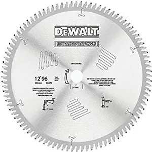 DEWALT DW7650 96T Fine Crosscut Blade, 12-Inch