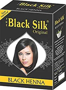 Noorani Henna Based Hair Color and Herbal Powder in USA | Ships from California (1 ( 6 Pouch x 10g ), The Black Silk ( BLACK HENNA ))