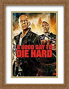 A Good Day to Die Hard 28x36 Double Matted Large Gold Ornate Framed Movie Poster Art Print