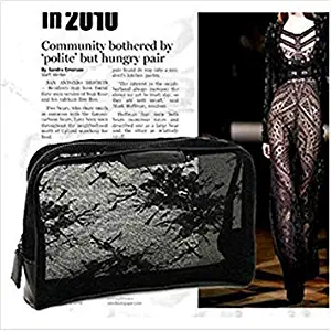 DORLIONA 2016 Elegant Women Lace Cosmetic Bag Ladies Zipper Makeup Case Pouch Toiletry Organizer Holder UIE343