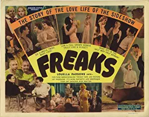 Freaks POSTER Movie (1932) Half Sheet Style A 22 x 28 Inches - 56cm x 72cm (Wallace Ford)(Olga Baclanova)(Leila Hyams)(Roscoe Ates)(Harry Earles)(Henry Victor)(Daisy Earles)