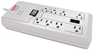 APC P8GT 8 Outlets 120V Power-Saving Home/Office SurgeArrest with Phone Protection