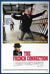 The French Connection - Framed Movie Poster/Print (Size: 27 inches x 40 inches)