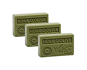 Maison du Savon - Set of 3 Arganoil Soaps 100g - OLIVE OIL
