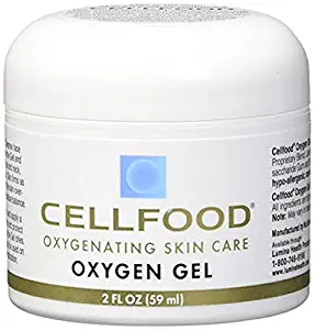 Cellfood Skin Care Oxygen Gel, 2 oz. Jar (Pack of 3)- Blended with Highest-Quality Aloe Vera and Lavender Blossom Extract - Topical Skin Formulation Containing Cellfood- Promotes Youthful Complexion