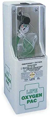 LIFE OxygenPac Emergency Oxygen in Wall Case