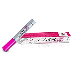 Eyelash Growth Serum (5 ml), Natural Lash & Eyebrow Enhancing Product, With Octatein Complex, Biotin, Hyaluronic Acid, Tea Extract, Vitamin and More- lashiq