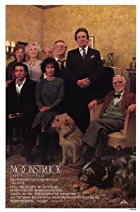 Moonstruck Movie Poster (11 x 17 Inches - 28cm x 44cm) (1987) Style C -(Cher)(Nicolas Cage)(Olympia Dukakis)(Danny Aiello)(Vincent Gardenia)(Julie Bovasso)