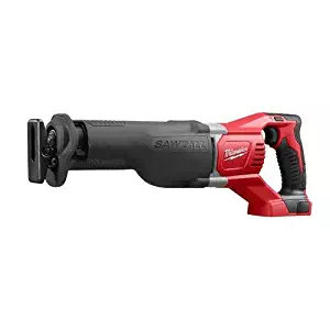 Milwaukee 2621-20 M18 18V Lithium Ion Cordless Sawzall 3,000RPM Reciprocating Saw with Quik Lok Blade Clamp and All Metal Gearbox