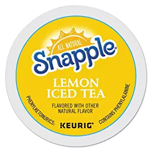 Flavored Iced Tea K-Cups, Lemon, 22/Box