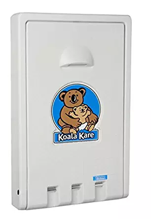 Koala Kare KB101-05 Vertical Wall Mounted Baby Changing Station, White Granite