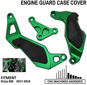 Motorcycle Engine Guard Case Cover Crash Pad Frame Slider Protector For Kawasaki Ninja 400 2017 2018 - Green