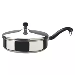 Farberware Classic Series Stainless Steel 2.75-Quart Covered Saut&eacute; Pan