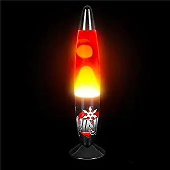 Lava Lamp, 13" Groovy Motion Lava Lamp, Perfect Lava Lamps for Bedroom Decor, Fun Stuff Lava Lamps for Adults and Kids, Lava Lamp Wax (Ninja)